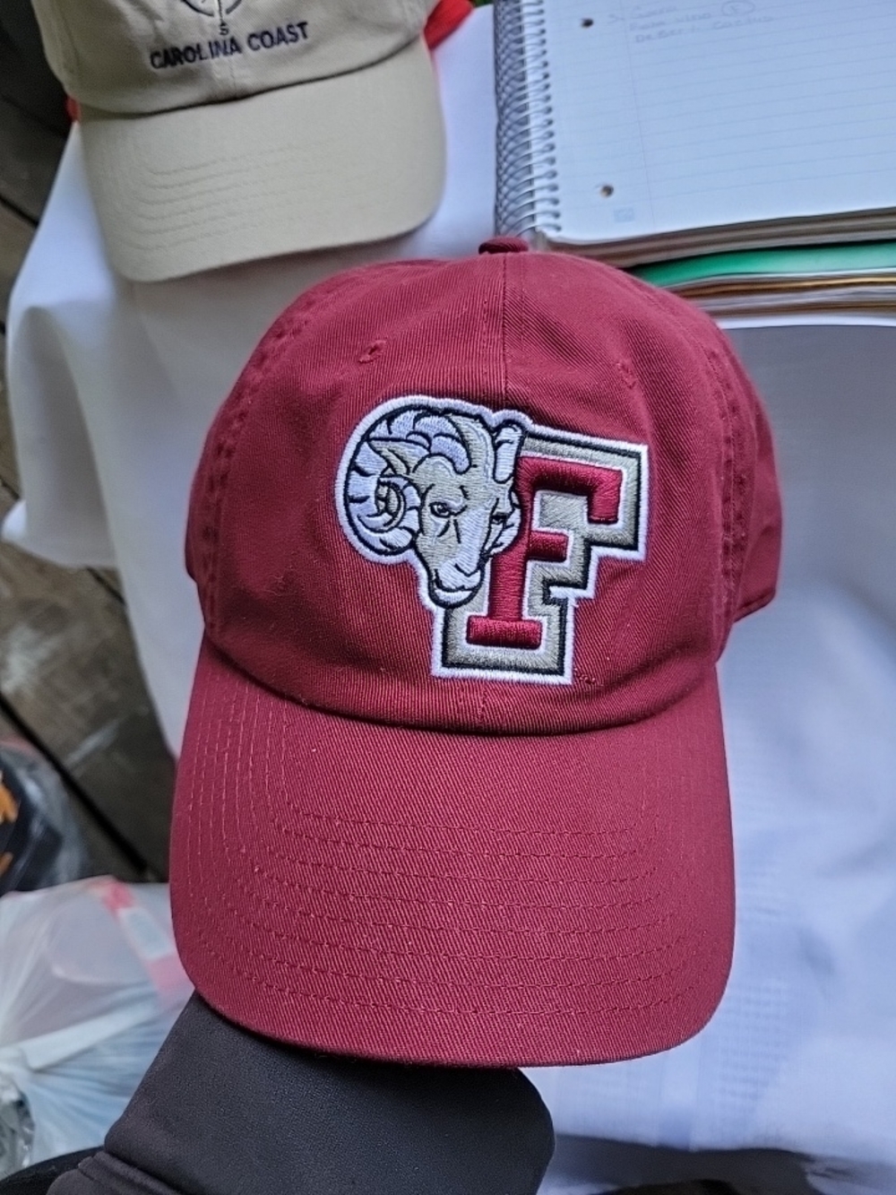 Maroon Rams Logo Baseball Cap - Men - Picture 4 of 5